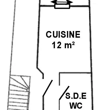Appartamento Au Rez-de-chaussée Avec Cour Fleurie, Centre Historique Du Croisic, à 900m - Fr-1-306-916 *